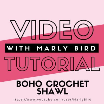 Boho Crochet Shawl-Video Tutorial