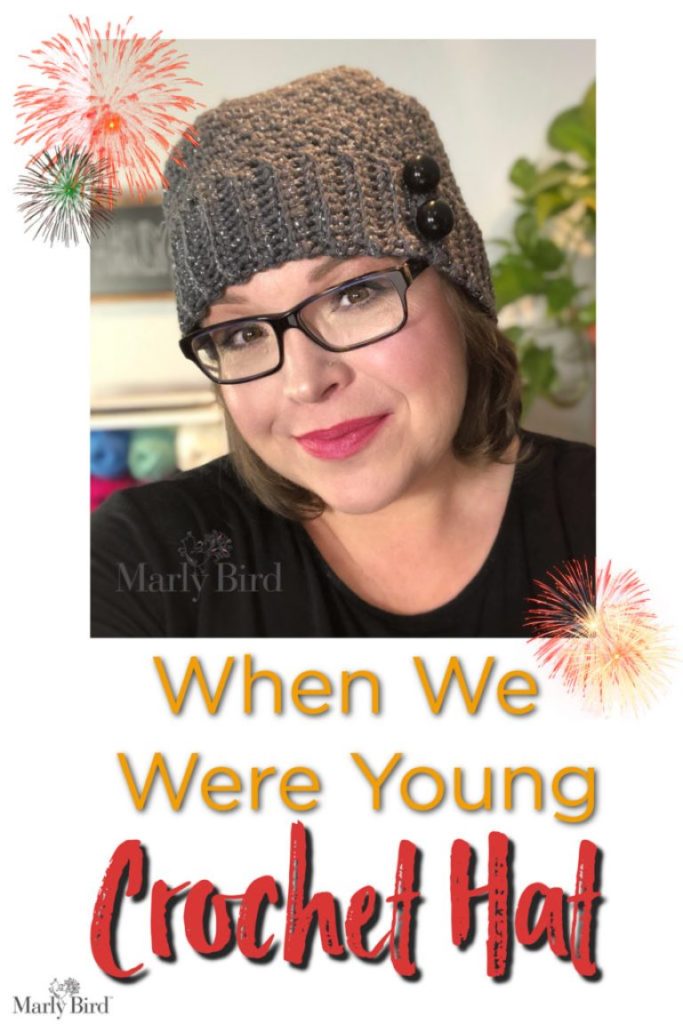 FREE Crochet Hat Pattern-When we were young-designed by Marly Bird