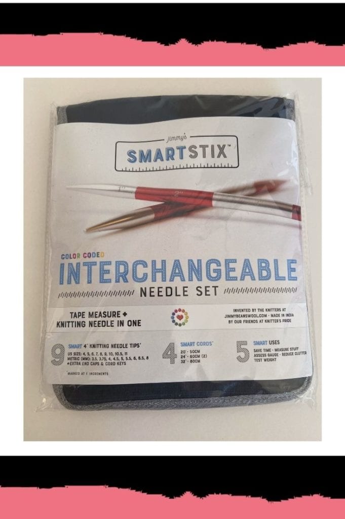 Color coded Interchangeable needles by Smartstix.