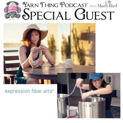 Expression Fiber Arts talks about Dyeing Yarn on the Yarn Thing Podcast