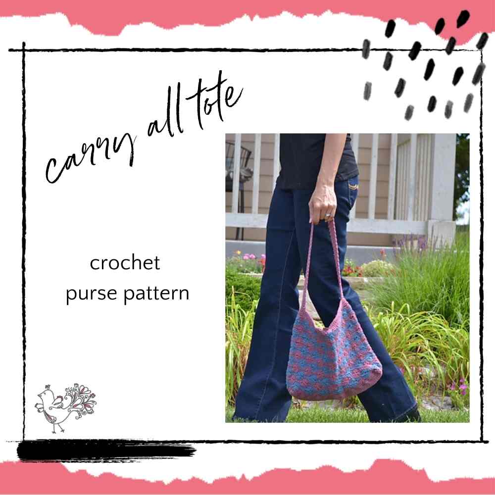 Carry All Tote Crochet Handbag Pattern-2