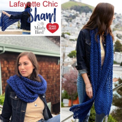 Crochet Shawl-Lafayette Chic Shawl