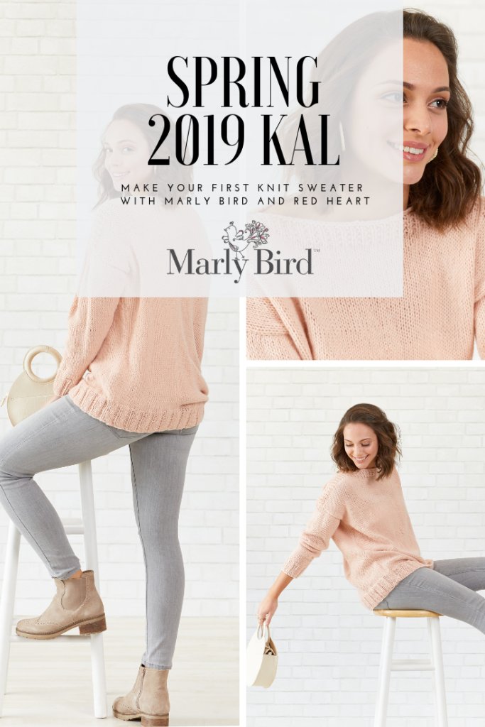 My First Knit Sweater with Marly Bird Knit-along