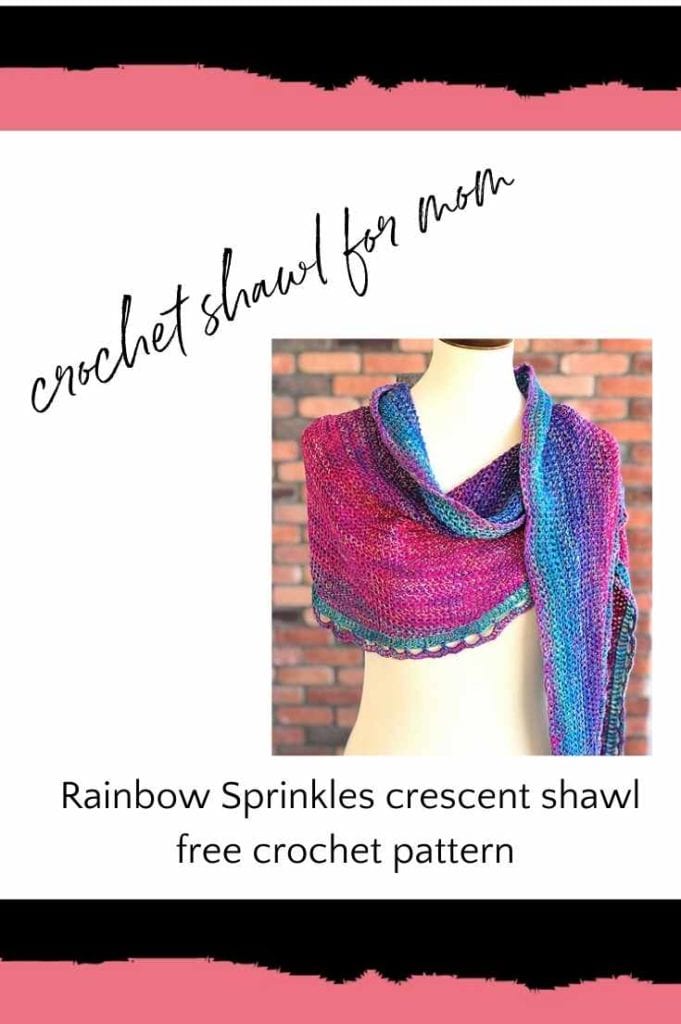 free crochet shawl pattern for mom