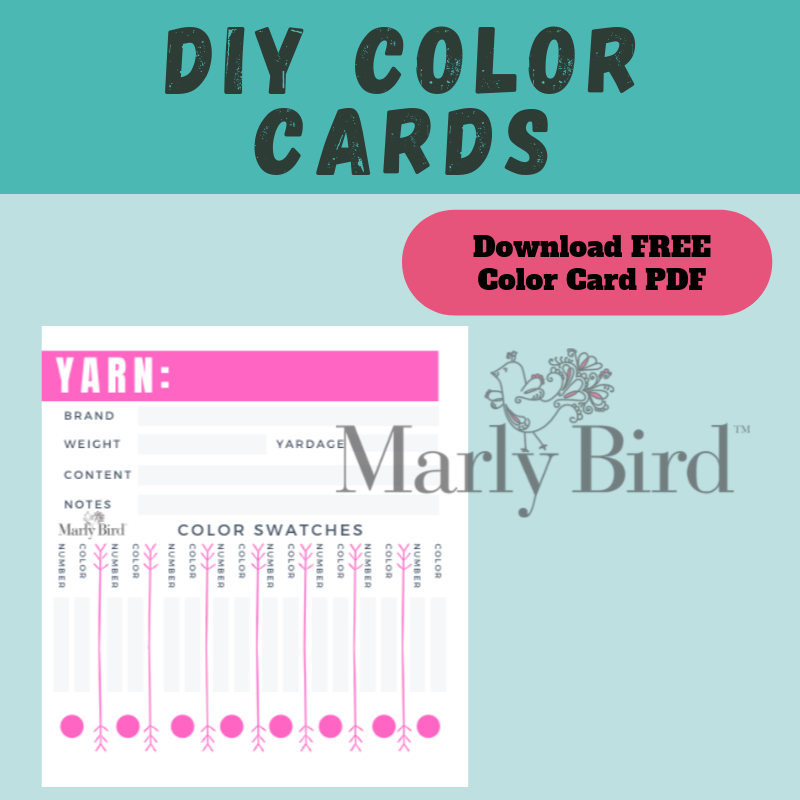 FREE DIY Color Card printable