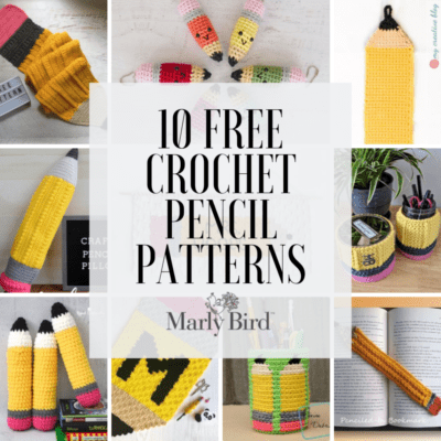 10 FREE Crochet Pencil Patterns