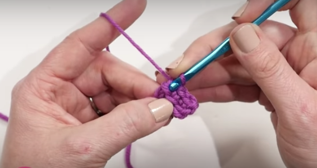 Linked double crochet video tutorial