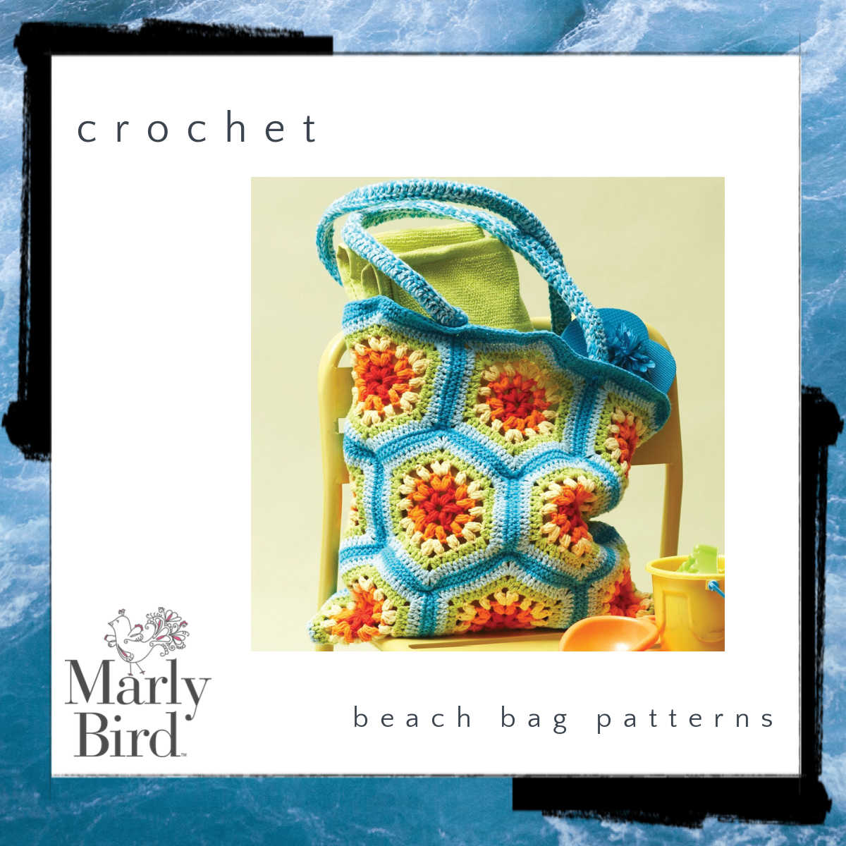 Beach Bound Straw Bag Crochet Pattern 