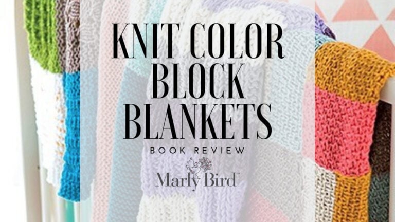 Knit Color Block Blankets | Marly Bird