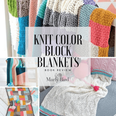 Knit Color Block Blankets
