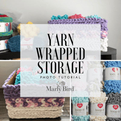 6 Steps for Yarn Wrapped Storage