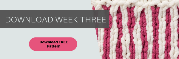 Download the Week 3 FREE pattern for the Bernat Stitchalong