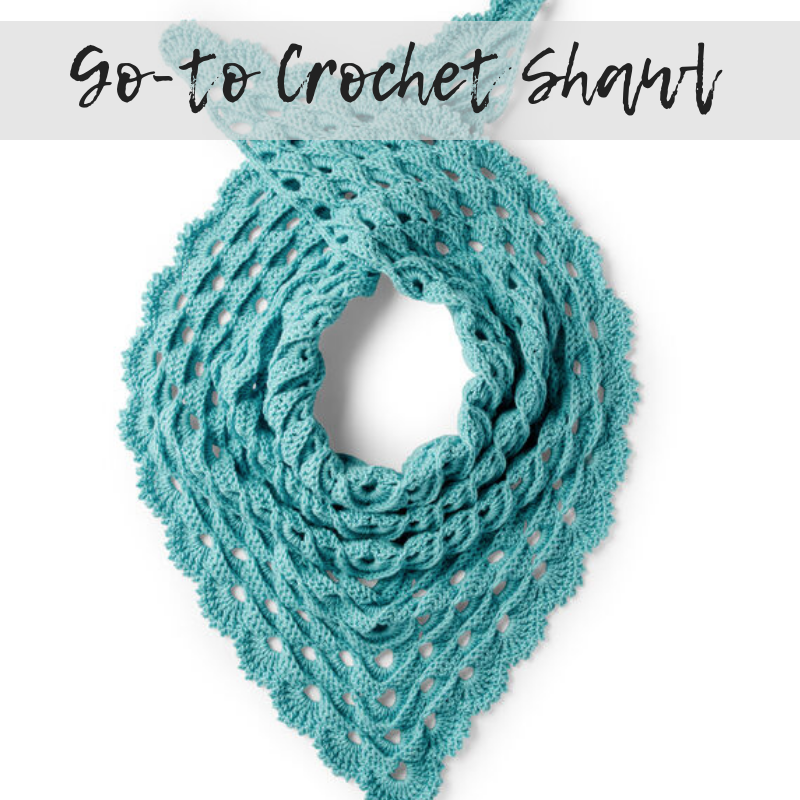 Download the FREE Go-To Crochet Shawl Pattern