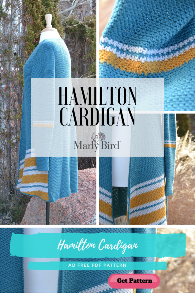 Hamilton crochet cardigan pattern for autumn - Fall Crochet Sweaters Patterns - Marly Bird
