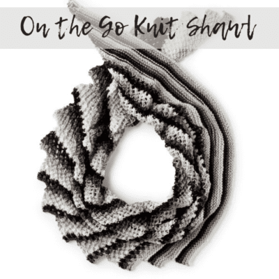 Knitting on the Go Knit Shawl