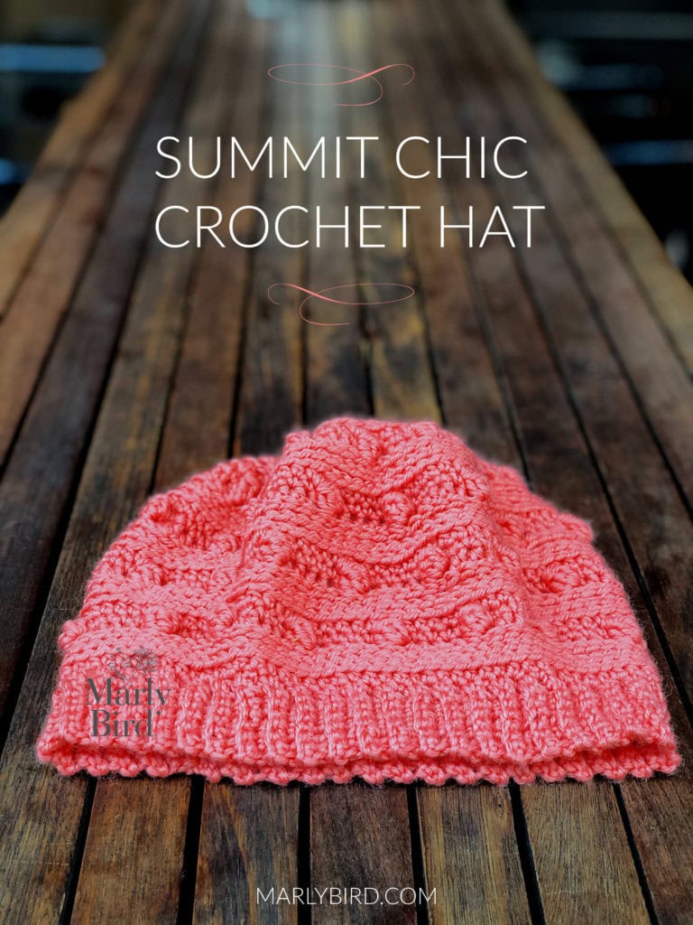 FREE Beginner Crochet Hat pattern | Summit Chic Crochet Hat