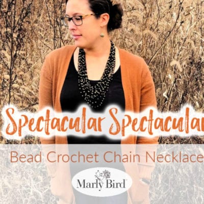 Bead Crochet Chain Necklace || Perfect Crochet Accessory