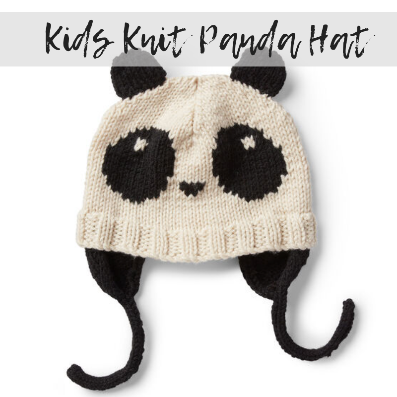 FREE Knits Knit Hat with Panda