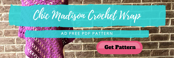 Download the FREE Chic Madison Crochet Wrap pattern from Yarnspirations