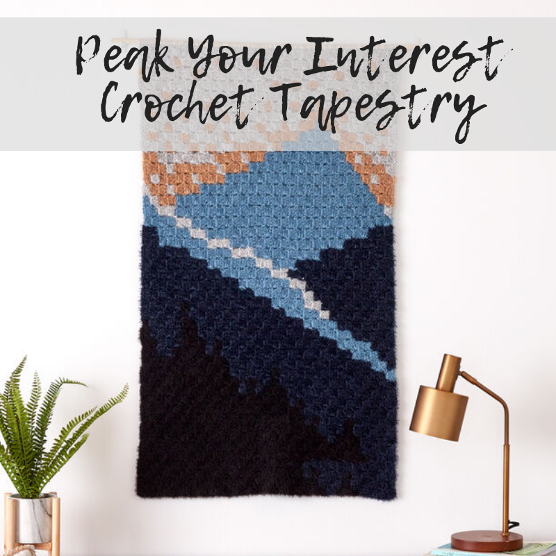 Download the FREE Peak Your Interest Corner to Corner Crochet Tapestry Pattern