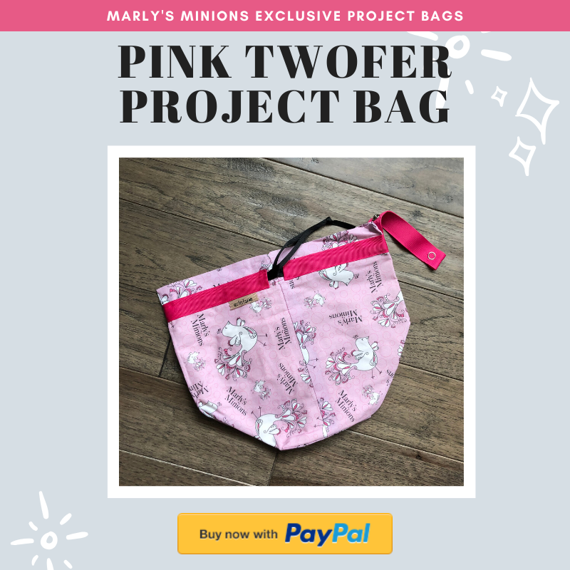 Purchase and exclusive Marly's Minions Pink Twofer Project Bag