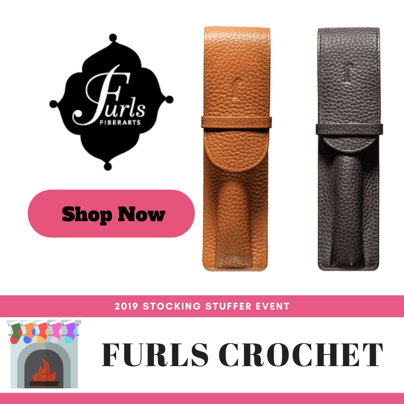 Furls Crochet Leather Crochet Hook Case-Stocking Stuffers 2019 with Marly Bird