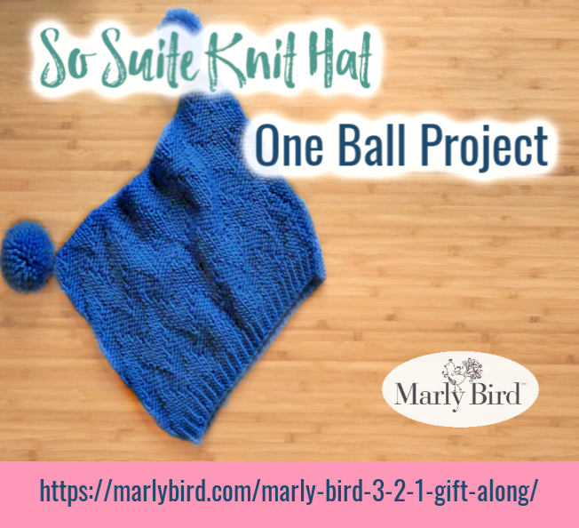 Beginner Knit Hat one ball knit hat project