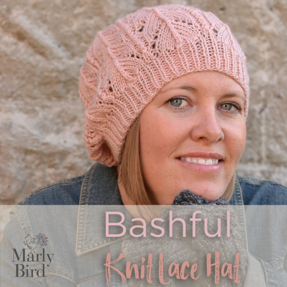 Bashful Knit Lace Hat