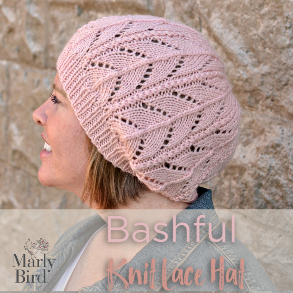 Bashful Knit Lace Hat