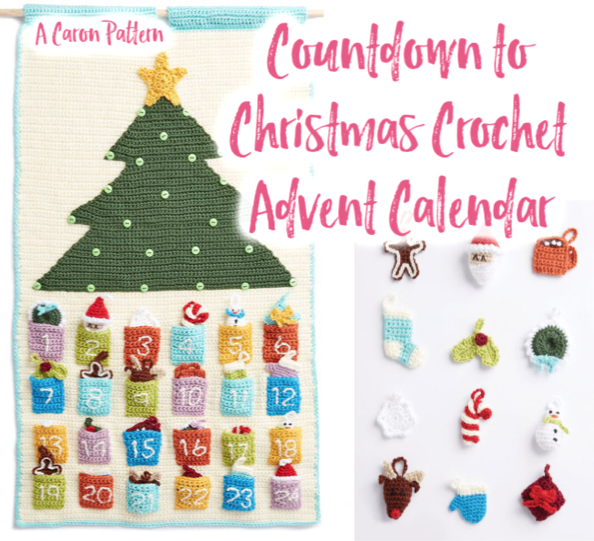 crochet Christmas advent calendar free pattern