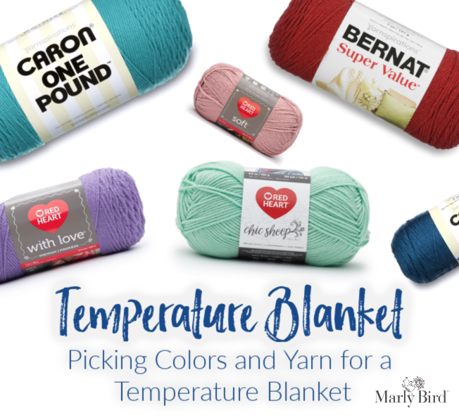 Temperature Blanket Picking Colors and Yarn