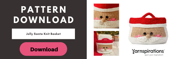 Download the FRE Jolly Santa Knit Basket pattern