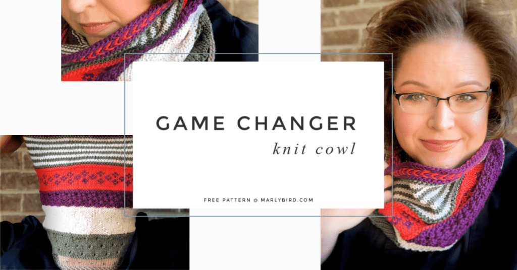 Game Changer Knit Cowl by Marly Bird - Free Pattern 