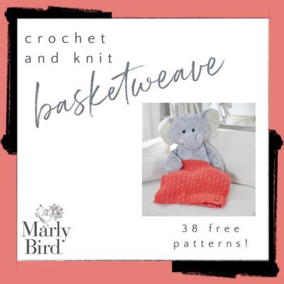 38 FREE Knit and Crochet Basketweave Patterns