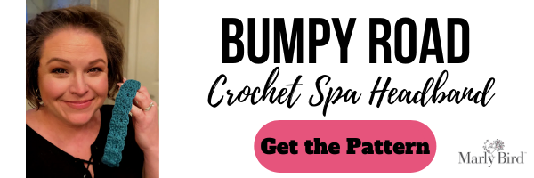 FREE Bumpy Road Crochet Spa Headband