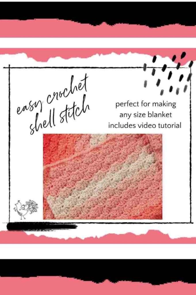 how to crochet shell stitch blanket