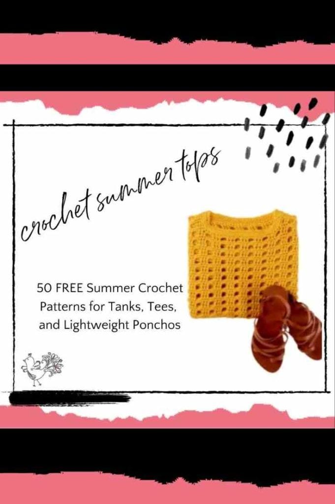 50 free crochet summer tanks and tees patterns
