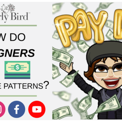 How do knit and crochet designers make money with free patterns