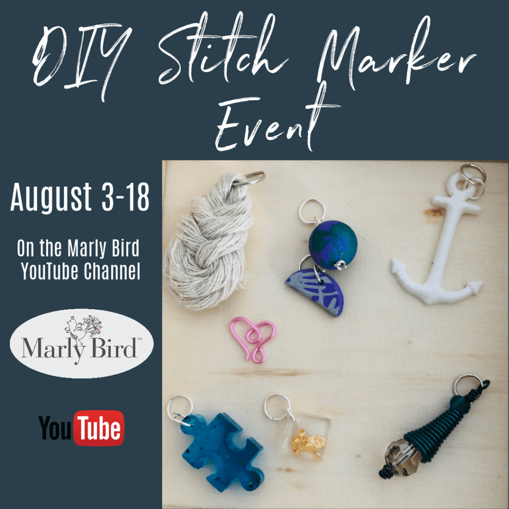 DIY Stitch Marker Event with Marly Bird | Make your own knit or crochet stitch markers
