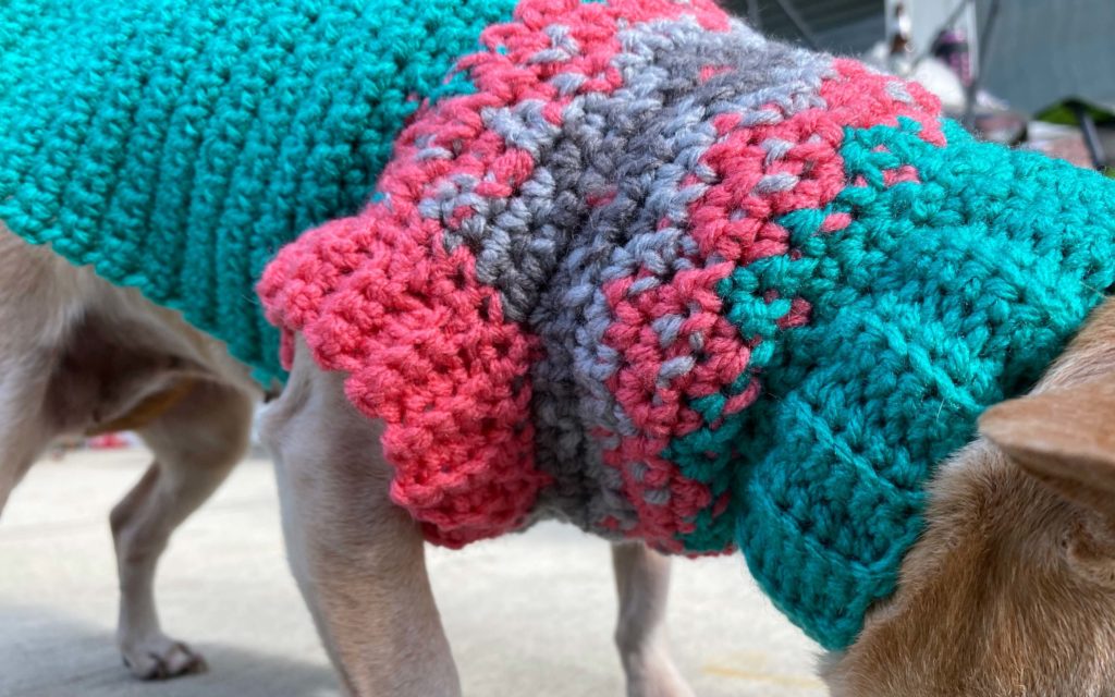 My Hobby Is Crochet: Ribby Dog Sweater