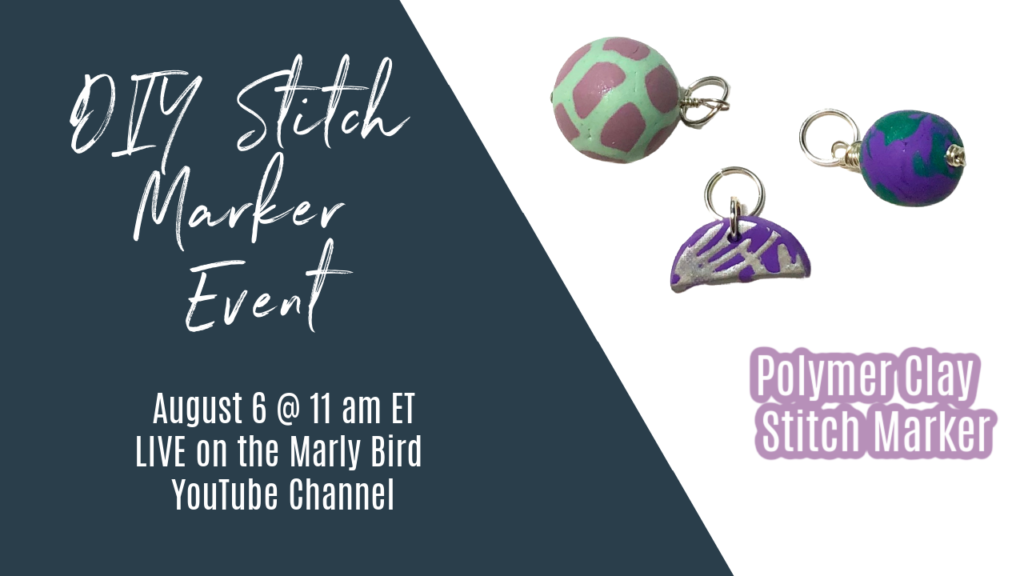 Tutorial for DIY Polymer Clay Stitch Markers