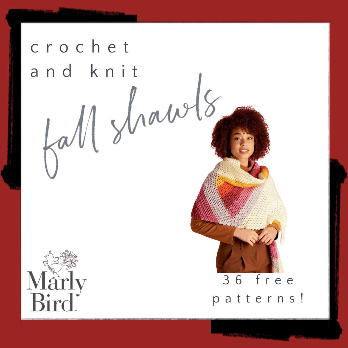 36 FREE Knit and Crochet Fall Shawls