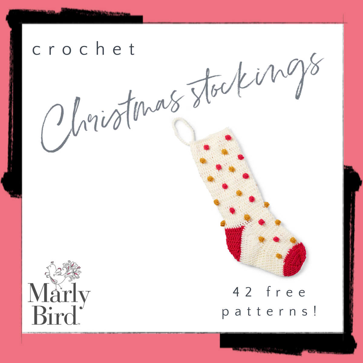 42 FREE Crochet Christmas Stocking Patterns to Quickly Brighten Your ...