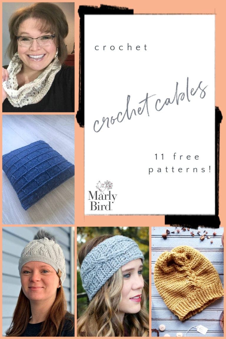 11 Free Crochet Cables Patterns to Make Marly Bird