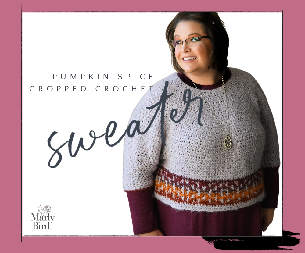 cropped crochet sweater free pattern