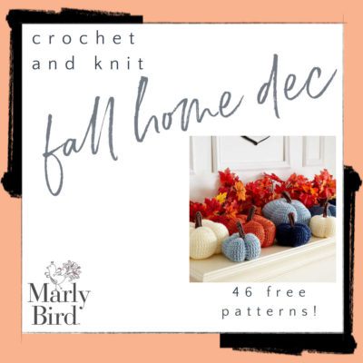 46 FREE Fall Home Decor Crochet and Knit Patterns