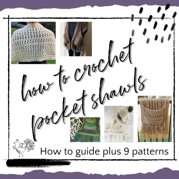 Crochet Pocket Shawls Patterns