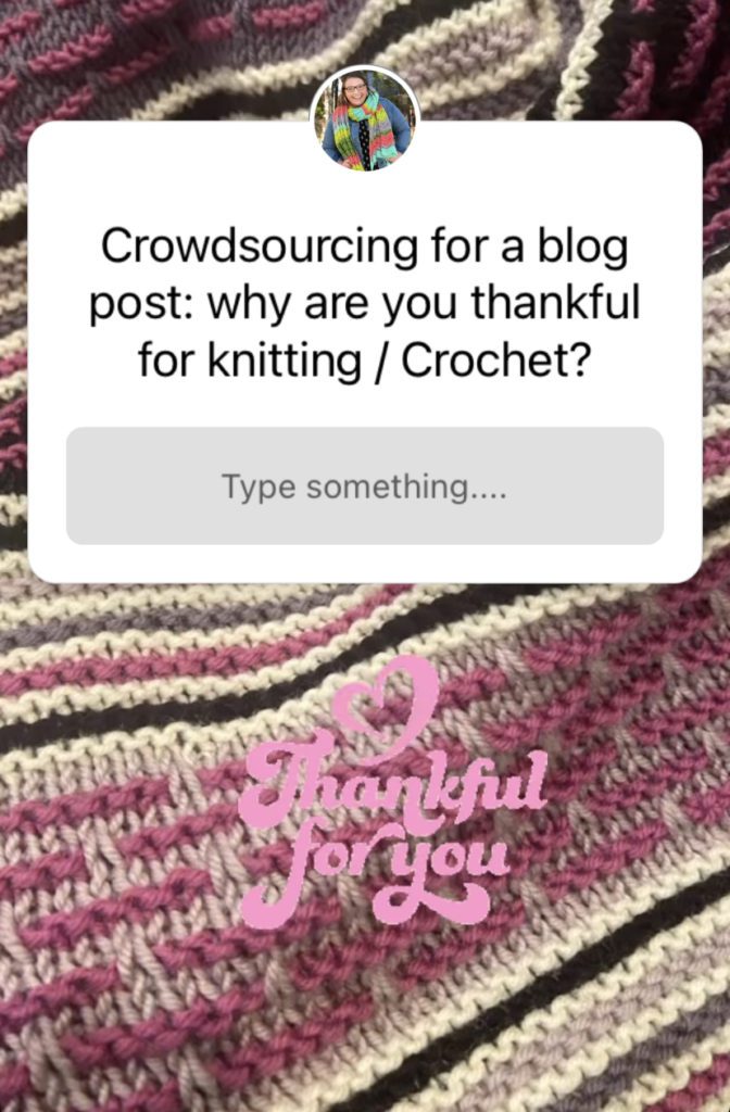 why are you thankful for crochet