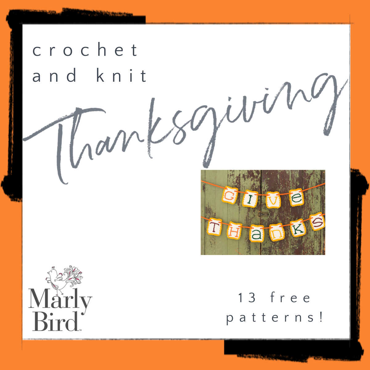 13 Free Crochet Thanksgiving Table and Home Decorations