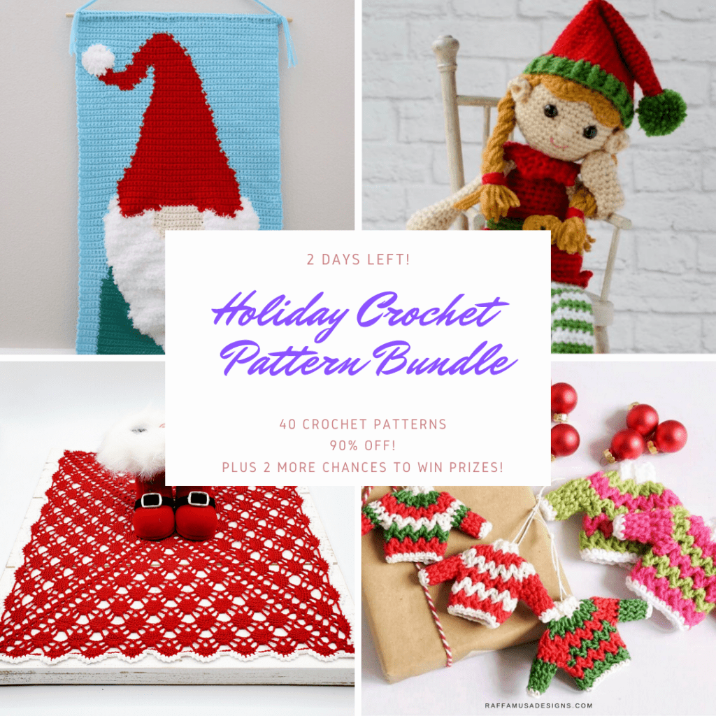 Roundup of Crochet Designers participating in Holiday Bundle Sale